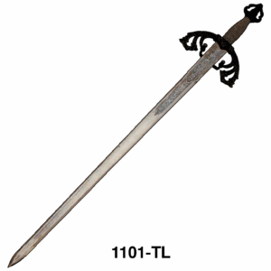 1101-TL Sword of El Cid, Tizona belonged to the castilian knight Rodrigo Diaz de Vivar, known as “El Cid Campeador” in the 11th century.