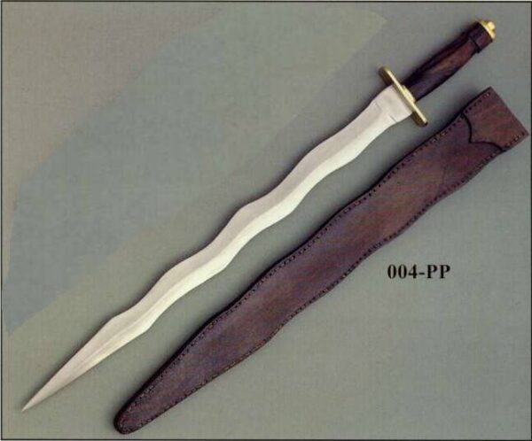 004-PP Moro sword, named for the Moors who invaded Spain in the Middle Ages