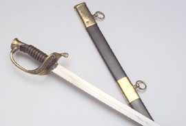 aka DG-A16, the Confederate Foot Officers' Saber is built to withstand the rigors of reenactment.