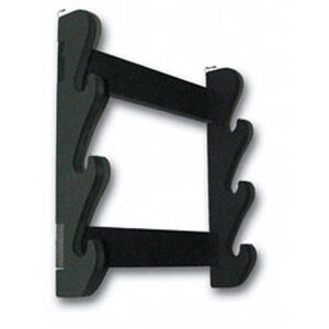 Aka 03-MI, the OT03 Three Sword Wall Rack is an economical way to display your swords in a simple, spartan presentation.