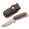 This version of the Alpha Hunter has a drop-point blade and rosewood handle scales.